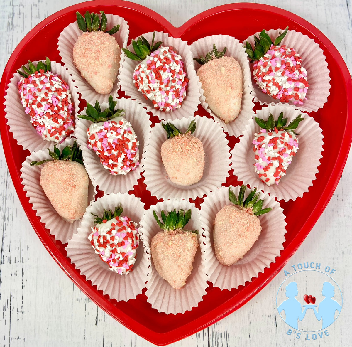 Strawberries with Chocolate Heart – Chocolate Place